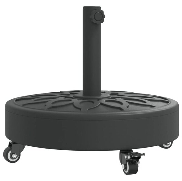 Podstawa do parasola, z kółkami, do słupków Ø38/48 mm, 27 kg