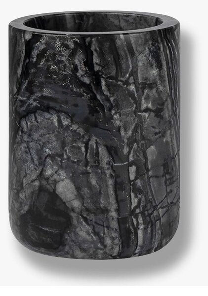 Czarny marmurowy kubek na szczoteczki do zębów Marble – Mette Ditmer Denmark