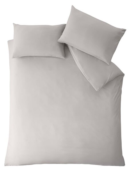 Szara pościel jednoosobowa 135x200 cm So Soft Easy Iron – Catherine Lansfield