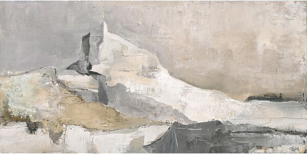 Obraz z ręcznie malowanymi elementami 140x70 cm Nordic Shapes – Malerifabrikken