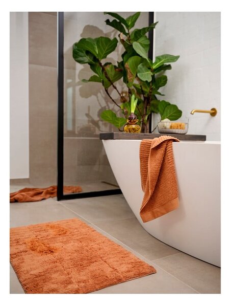 Żółty bawełniany ręcznik kąpielowy frotte 70x140 cm Classic – Zone