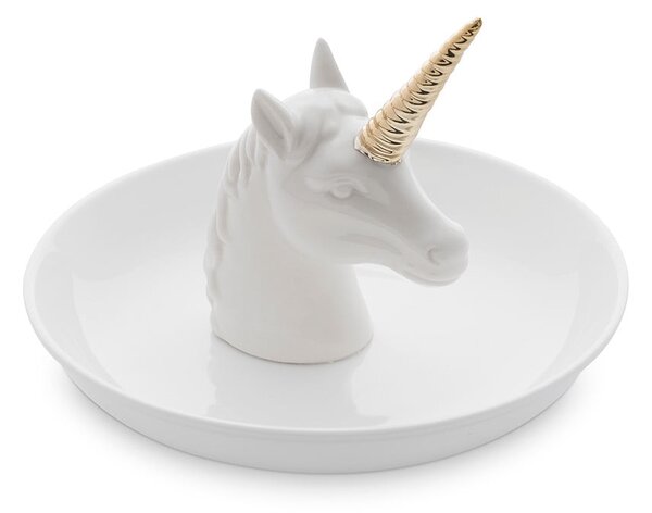 Porcelanowy talerzyk na biżuterię Unicorn – Balvi