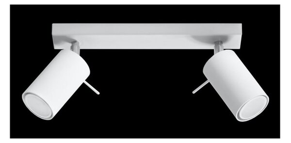 Biała lampa punktowa 8x30 cm Etna – Sollux