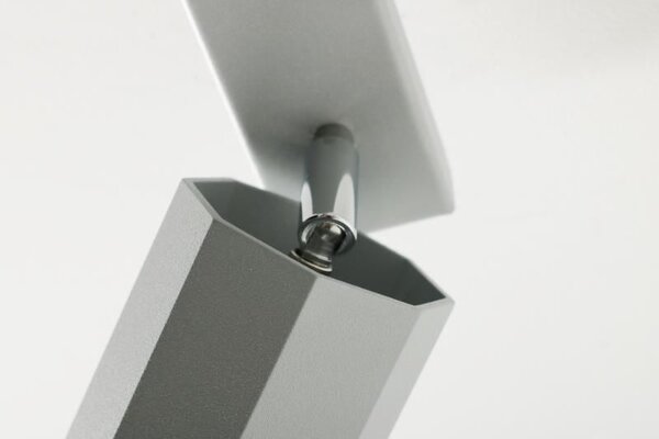 Minimalistyczny plafon metalowy- popiel N3-F34