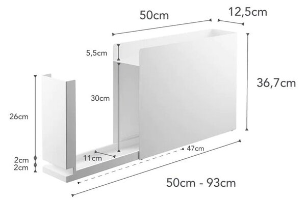 Metalowy organizer kuchenny Tower – YAMAZAKI