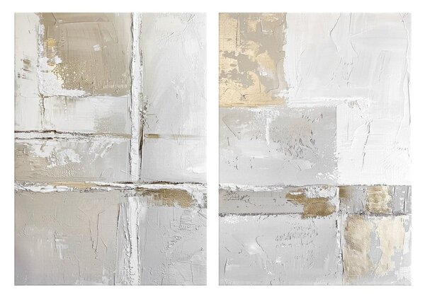 Obrazy z ręcznie malowanymi elementami zestaw 2 szt. 50x70 cm Sail – Styler