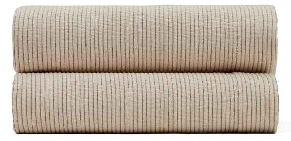 Beżowa bawełniana narzuta na łóżko dwuosobowe 180x250 cm Bedar – Kave Home