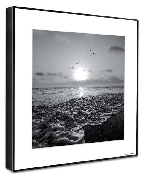 Obrazy zestaw 4 szt. 30x30 cm Silence by the Water