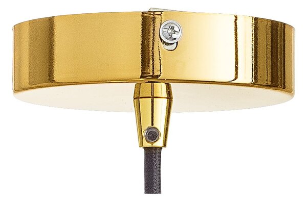 Lampa wisząca w bursztynowym kolorze ze szklanym kloszem ø 22 cm Adar – Bloomingville