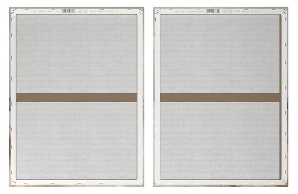 Obrazy z ręcznie malowanymi elementami zestaw 2 szt. 50x70 cm Breeze – Styler