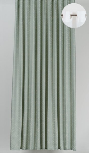 Miętowa zasłona 135x260 cm Sesimbra – Mendola Fabrics
