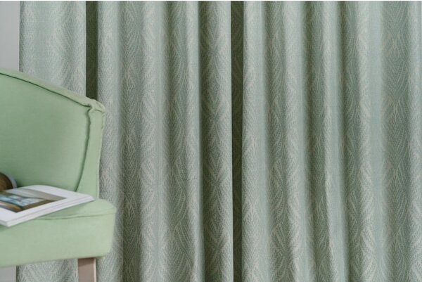 Miętowa zasłona 135x260 cm Sesimbra – Mendola Fabrics