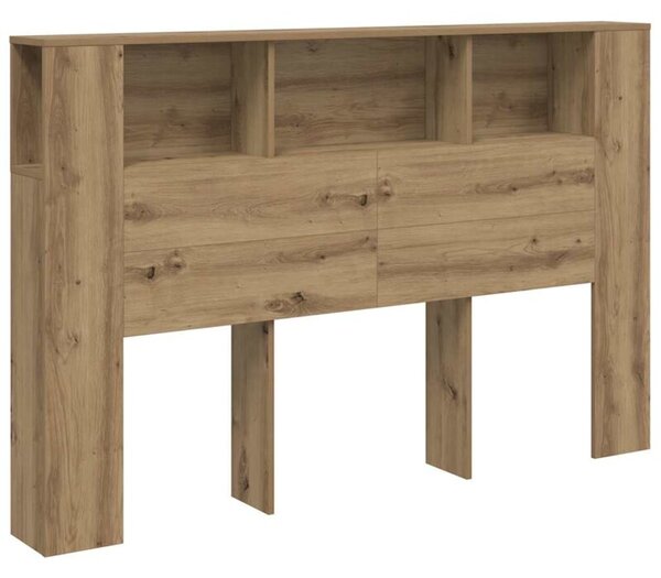 Szafka z wezgłowiem artisan oak 160x18,5x103,5 cm drewno konstrukcyjne
