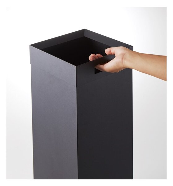 Czarny metalowy kosz na śmieci 27 l Tall – YAMAZAKI