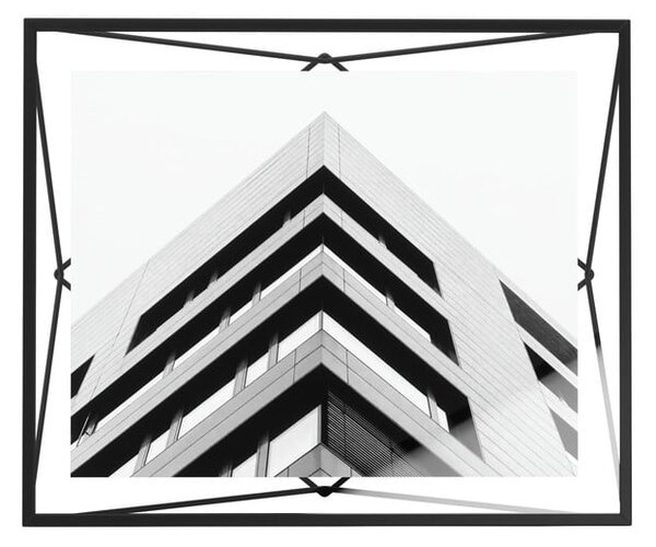 Czarna metalowa ramka stojąca/ścienna 25x30 cm Prisma – Umbra