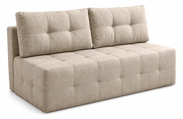 Sofa Rozkładana Kanapa z Funkcją Spania Dwuosobowa Do Salonu Beżowa MORANA