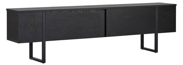 Czarna szafka pod TV 180x50x30 cm Onera – Kalune Design