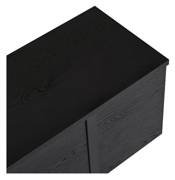 Czarna szafka pod TV 180x50x30 cm Onera – Kalune Design