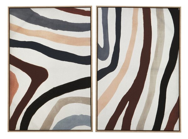 Obrazy zestaw 2 szt. z ramą w zestawie/na płótnie 63x93 cm Astratto – Premier Housewares