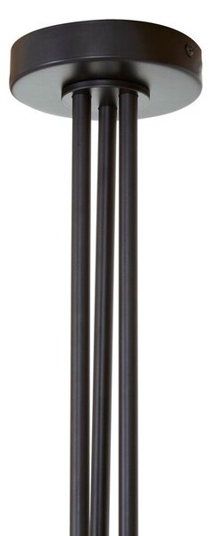 Czarna/w kolorze złota metalowa lampa wisząca z metalowym kloszem Linox – Premier Housewares
