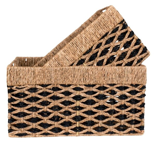 Koszyki z trawy morskiej zestaw 2 szt. 25x40x21 cm Salar – House Nordic