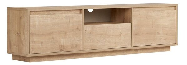 Szafka pod TV w dekorze dębu w naturalnym kolorze 160x42x30 cm Sentinel – Kalune Design