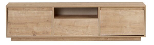 Szafka pod TV w dekorze dębu w naturalnym kolorze 160x42x30 cm Sentinel – Kalune Design