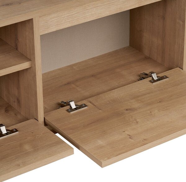 Szafka pod TV w dekorze dębu w naturalnym kolorze 160x42x30 cm Sentinel – Kalune Design