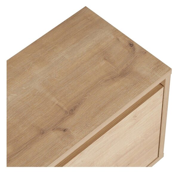 Szafka pod TV w dekorze dębu w naturalnym kolorze 160x42x30 cm Sentinel – Kalune Design