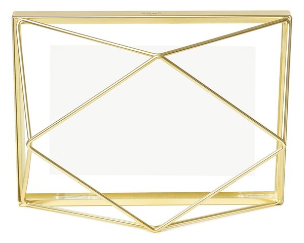 Metalowa ramka stojąca/ścienna w kolorze złota 15x20 cm Prisma – Umbra