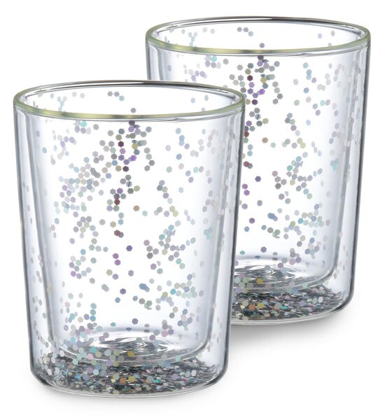 Szklanka termiczna Hot&Cool Sparkle 250 ml, 2 szt
