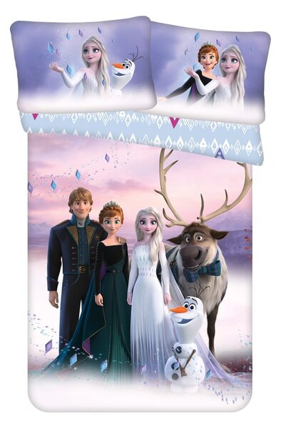 Bawełniana pościel dziecięca do łóżeczka 100x135 cm Frozen 2 – Jerry Fabrics
