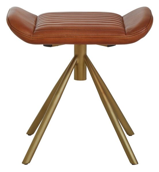 Brązowy skórzany podnóżek Buffalo – Premier Housewares