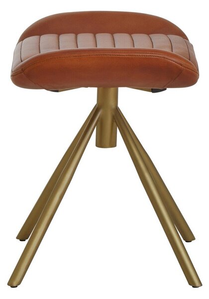 Brązowy skórzany podnóżek Buffalo – Premier Housewares