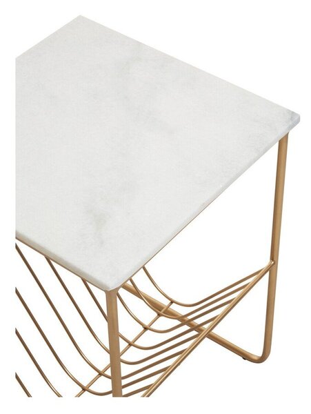 Stolik z marmurowym blatem 40x40 cm Mandoli – Premier Housewares