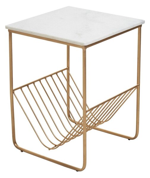 Stolik z marmurowym blatem 40x40 cm Mandoli – Premier Housewares