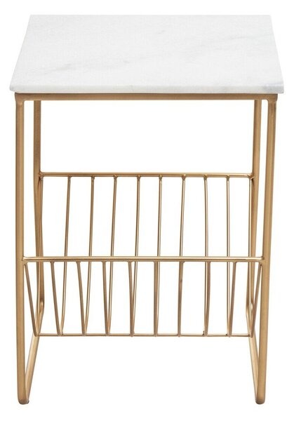 Stolik z marmurowym blatem 40x40 cm Mandoli – Premier Housewares