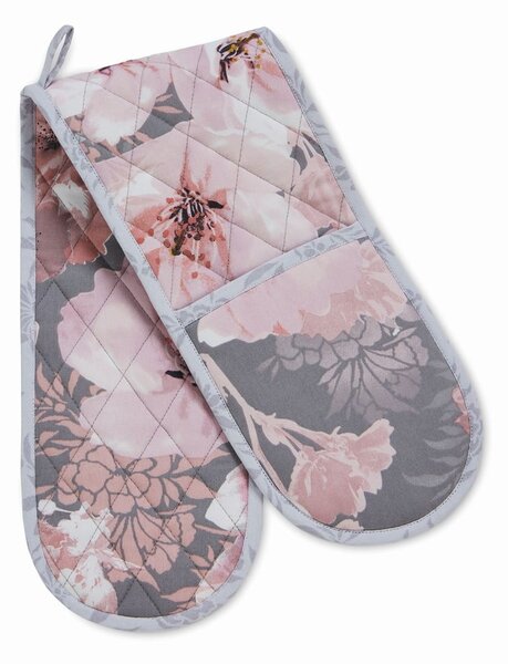 Bawełniana podwójna rękawica kuchenna Dramatic Floral – Catherine Lansfield
