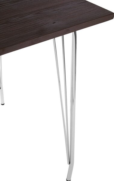 Stół z litego drewna wiązu ø 80 cm District – Premier Housewares