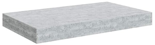 Półka ścienna, szarość betonu, 40 x 23 x 3,8 cm, mdf