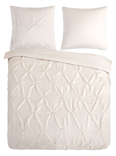 Kremowa pościel dwuosobowa z mikrowłókna 200x220 cm Pure Elegance – Good Morning