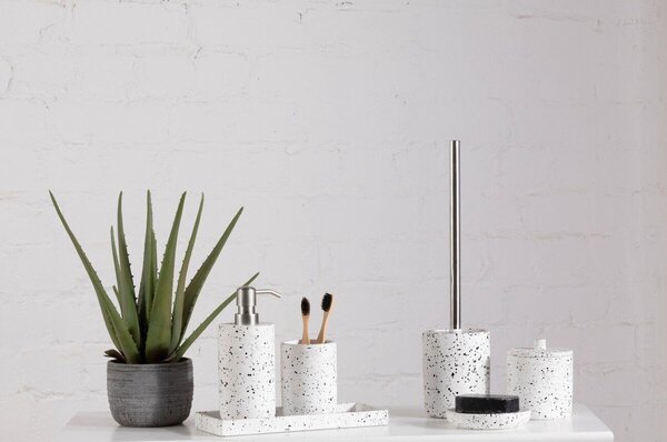 Kremowa betonowa szczotka do WC Mozie – Premier Housewares