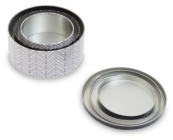 Metalowe pojemniki na żywność 3 szt. na żywność Urban – Premier Housewares