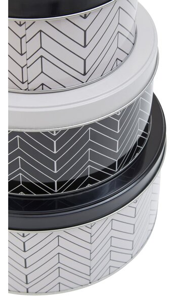 Metalowe pojemniki na żywność 3 szt. na żywność Urban – Premier Housewares