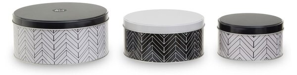 Metalowe pojemniki na żywność 3 szt. na żywność Urban – Premier Housewares