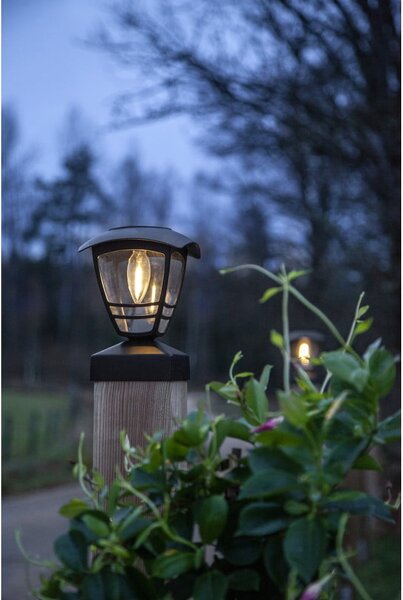 Ogrodowa lampa solarna LED Star Trading Felix, wys. 19 cm