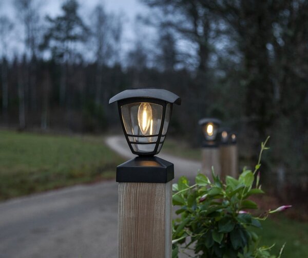 Ogrodowa lampa solarna LED Star Trading Felix, wys. 19 cm