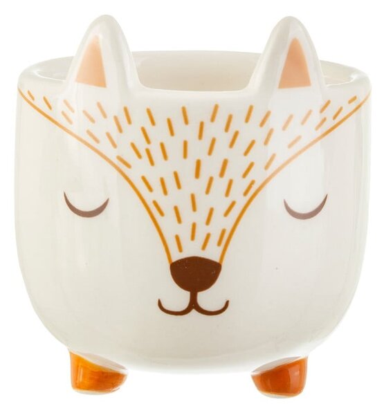 Kamienna osłonka na doniczkę ø 7 cm Woodland Fox – Sass & Belle