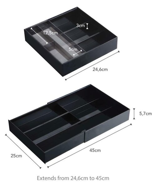 Plastikowy organizer do szuflady Tower – YAMAZAKI