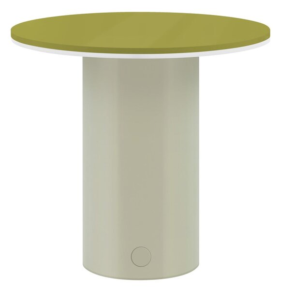 Zielona lampa stołowa LED ze ściemniaczem (wysokość 18 cm) Fungo – Remember